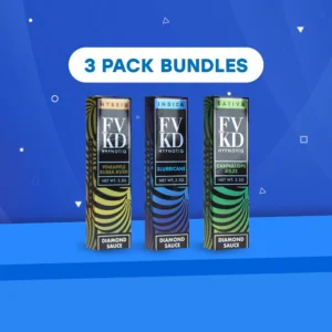 3 PACK FVKD HYPNOTIQ DIAMOND SAUCE DISPOSABLE | 3.5g