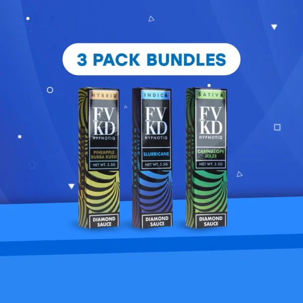 3 PACK FVKD HYPNOTIQ DIAMOND SAUCE DISPOSABLE | 3.5g